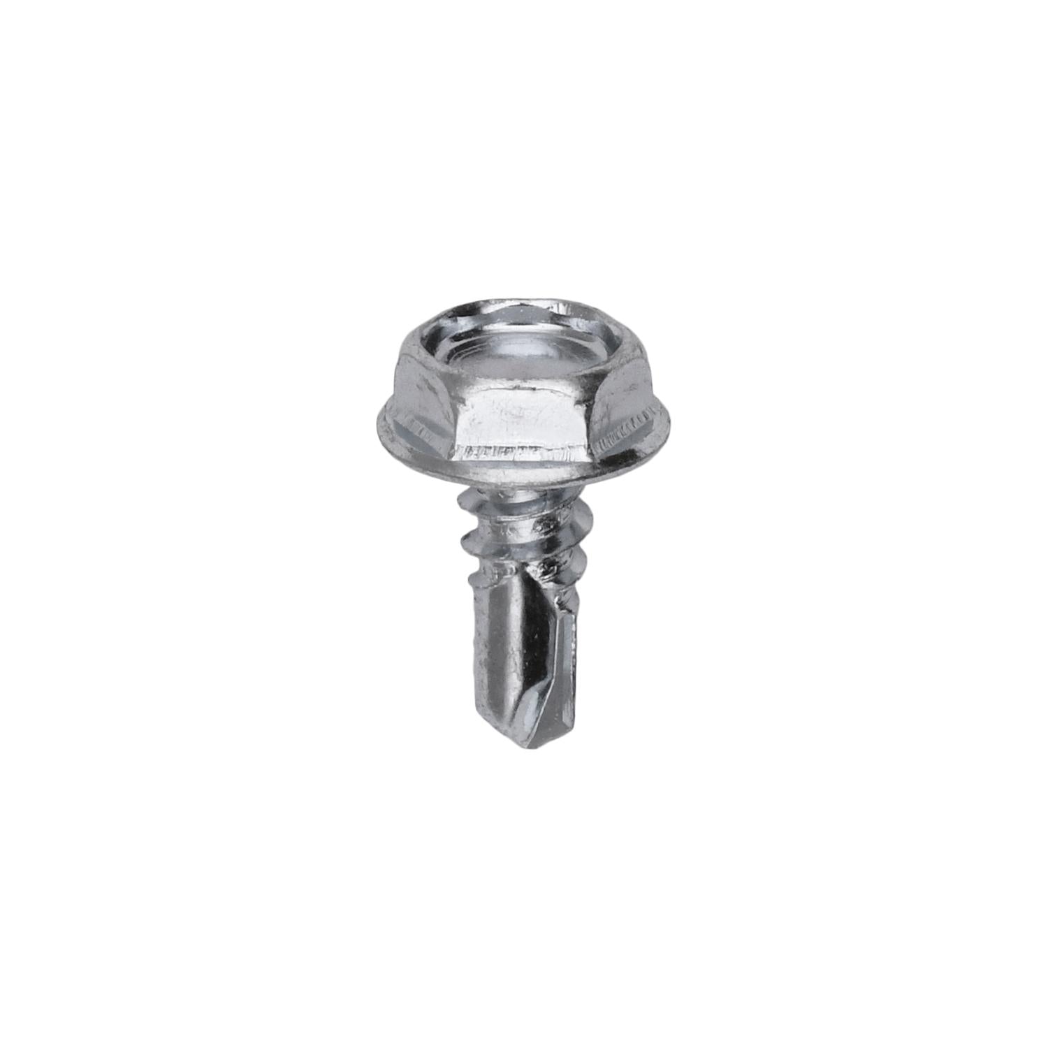 Auveco No. 9613 #10 X 1/2" Hex Washer Head Teks Zinc, Quantity - 100
