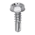 Auveco No. 9614 10-16 X 5/8" Hex Washer Head #2 Teks Screw Zinc, Quantity - 100