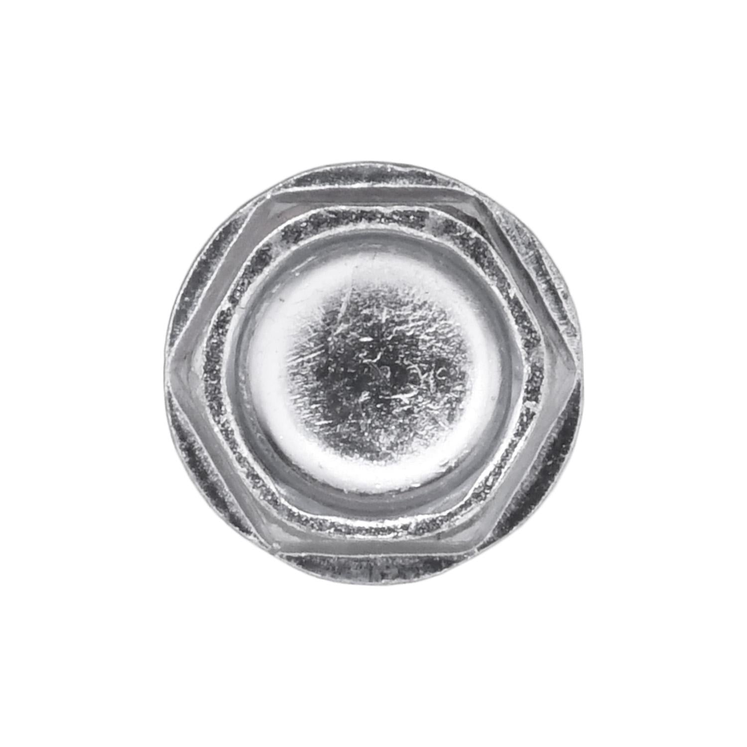 Auveco No. 9614 10-16 X 5/8" Hex Washer Head #2 Teks Screw Zinc, Quantity - 100
