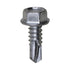 Auveco No. 9620 1/4"-14 X 3/4" Hex Washer Head #3 Teks Screw Zinc, Quantity - 100