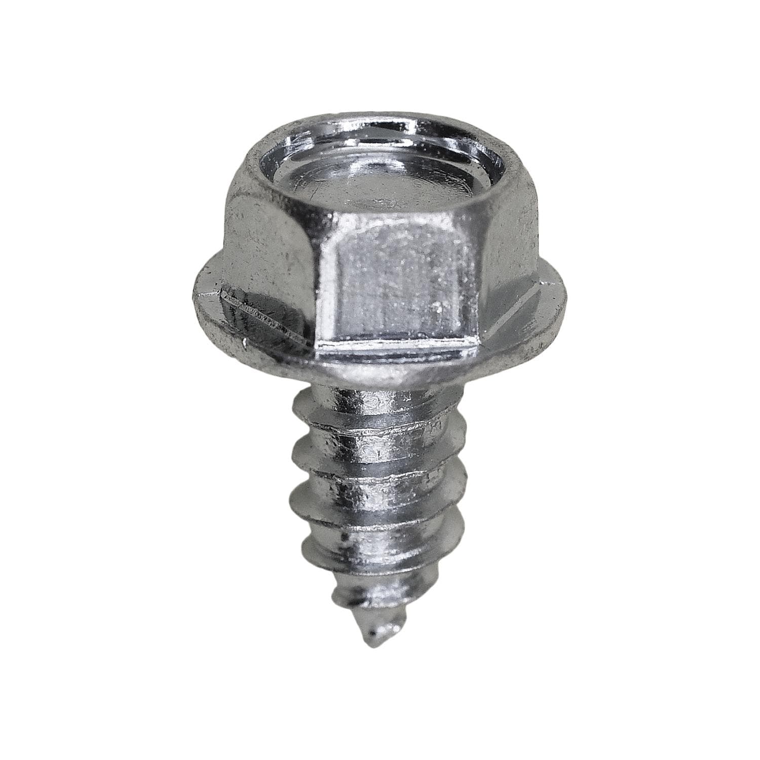 Auveco No. 9825 14 X 1/2" Indented Hex Wa Head Tapping Screw 3/8" Af Zinc, Quantity - 100