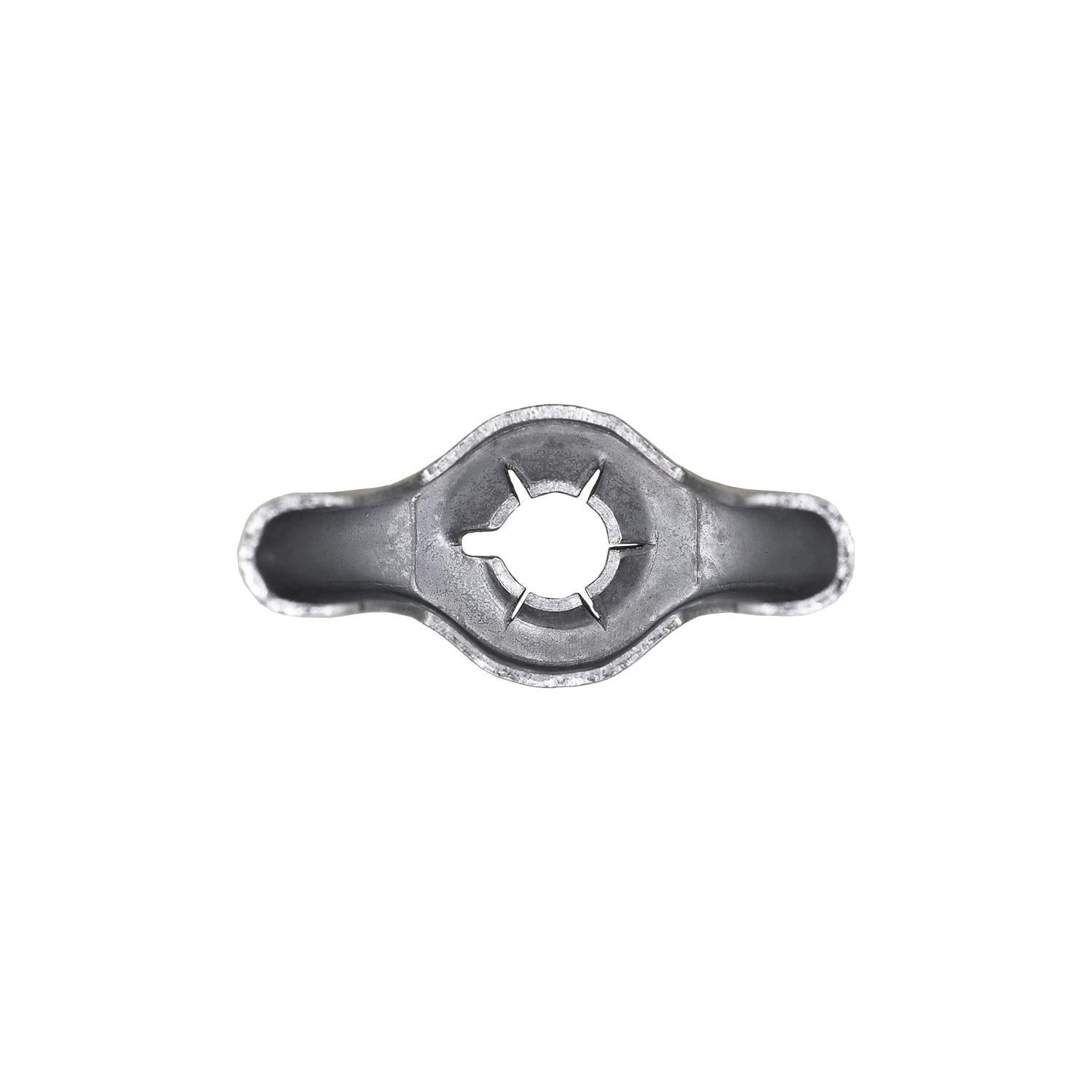 Auveco No. 9846 1/4"-20 Wing Nut Zinc, Quantity - 100