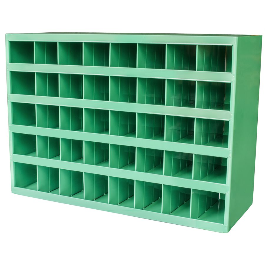Auveco # 1042 Metric Fastener Assortment With 2 40 Compartment Bin Units. Qty 1.
