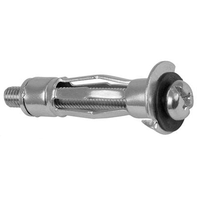 Auveco 10009 Hollow Wall Anchors 3/16 Short Qty 10