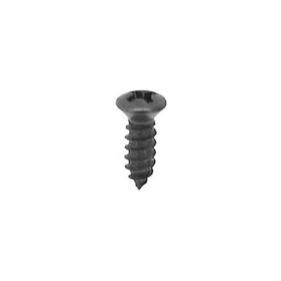 Auveco 10163 8 X 1/2 Phillips Oval Head Tapping Screw Black Oxide AB Qty 100 