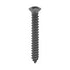 Auveco # 10168 #8 X 1-1/4" With #6Head Phillips Oval Head Tapping Screw Black Oxide. Qty 100.
