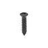 Auveco # 10164 #8 X 3/4" Phillips Oval Head Tapping Screw Black Oxide AB With #6 Head Qty 100.