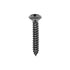 Auveco # 10167 #8 X 1" Phillips Oval Head Tapping Screw Black Oxide. Qty 100.