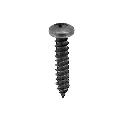 Auveco # 11918 #6 X 3/4" Phillips Pan Head Tapping Screw - Black Oxide. Qty 100.