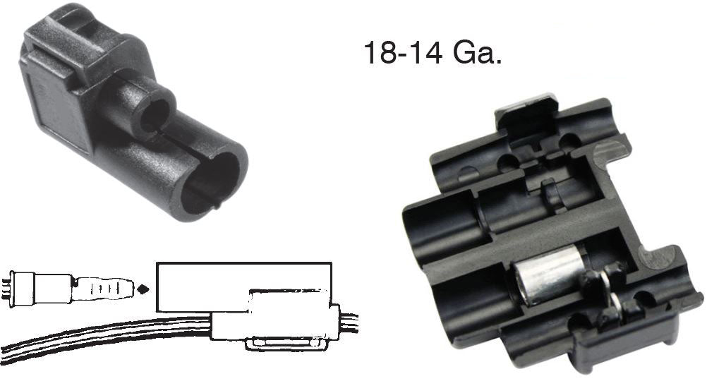 Auveco 10319 Electrical Bullet Receptable Connector Qty 10 