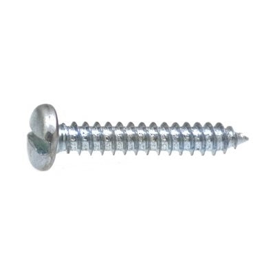 Auveco # 1092 #8 X 5/8" Slotted Pan Head AB Tapping Screw - Zinc. Qty 100.