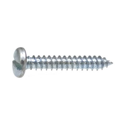 Auveco # 1458 Slotted Pan Head Tapping Screw 10 X 1/2" Zinc. Qty 100.