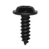 Auveco # 12213 Phillips Flat Washer Head Tapping Screw 8-18 X 1/2" Black. Qty 100.