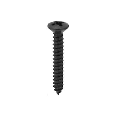 Auveco # 12797 Phillips Oval Head Tapping Screw 6 X 1" Black Oxide. Qty 100.