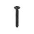 Auveco # 12797 Phillips Oval Head Tapping Screw 6 X 1" Black Oxide. Qty 100.