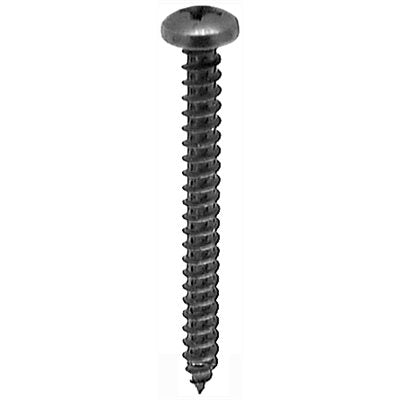 Auveco # 12799 #8 X 1-1/2" Phillips Pan Head Tapping Screw Black Oxide. Qty 50.