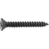 Auveco # 12803 Phillips Flat Head Tapping Screw 6 X 1" Black Oxide. Qty 100.