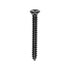 Auveco # 12893 Phillips Oval Head Tapping Screw 4 X 3/8" Black Oxide. Qty 100.
