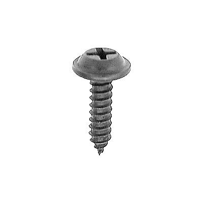 Auveco 12955 Phillips Flat Washer Head Tapping Screw 10 X 1-1/4 Black Qty 50 