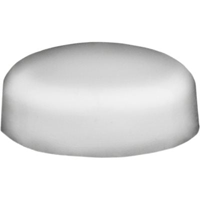 Auveco 13836 Pop-On Screw Cover - White - 8 Qty 50 