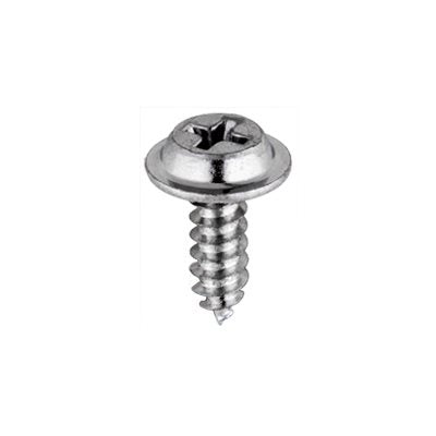 Auveco 14859 Phillips Flat Washer Head Tapping Screw 8-18 X 1/2 Qty 100 