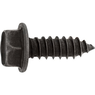 Auveco 16149 Hex Washer Head Tapping Screw 10 X 1/2 Black Oxide Qty 100 