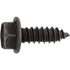 Auveco 16149 Hex Washer Head Tapping Screw 10 X 1/2 Black Oxide Qty 100 