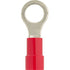Auveco 17044 Vinyl Insulated Ring Terminal 8 Gauge 3/8 Stud Red Qty 25 