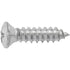 Auveco # 1717 Phillips Oval Head Tapping Screw #8 Head 10 X 3/4" Chrome. Qty 100.