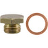 Auveco # 18022 Oil Drain Plug With Gasket 3/4"-16 Threads Zinc. Qty 2.
