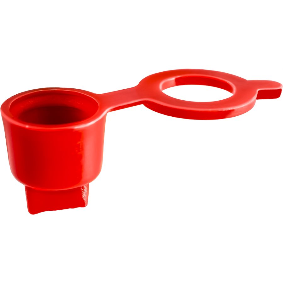 Auveco 18110 Grease Fitting Cap Red Polyethylene Qty 50 