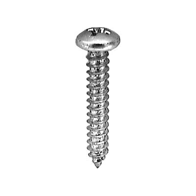 Auveco # 3081 8 X 1-1/2" Phillips Pan Head Tapping Screw Zinc. Qty 100.