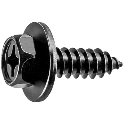 Auveco # 20556 Phillips Hex SEMS Tapping Screw M6.3-1.81 X 20mm 16mm Outside Diameter Qty 50.