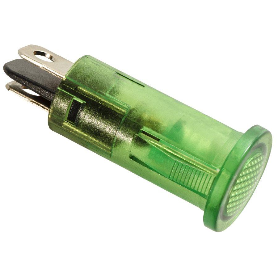 Auveco No 22602 LED Indicator Light With Green Lens, Qty 1 