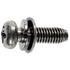 Auveco 22756 Thread Cutting Screw W/ Lock & Flat Sems M6-1 0 X 19mm Qty 50 