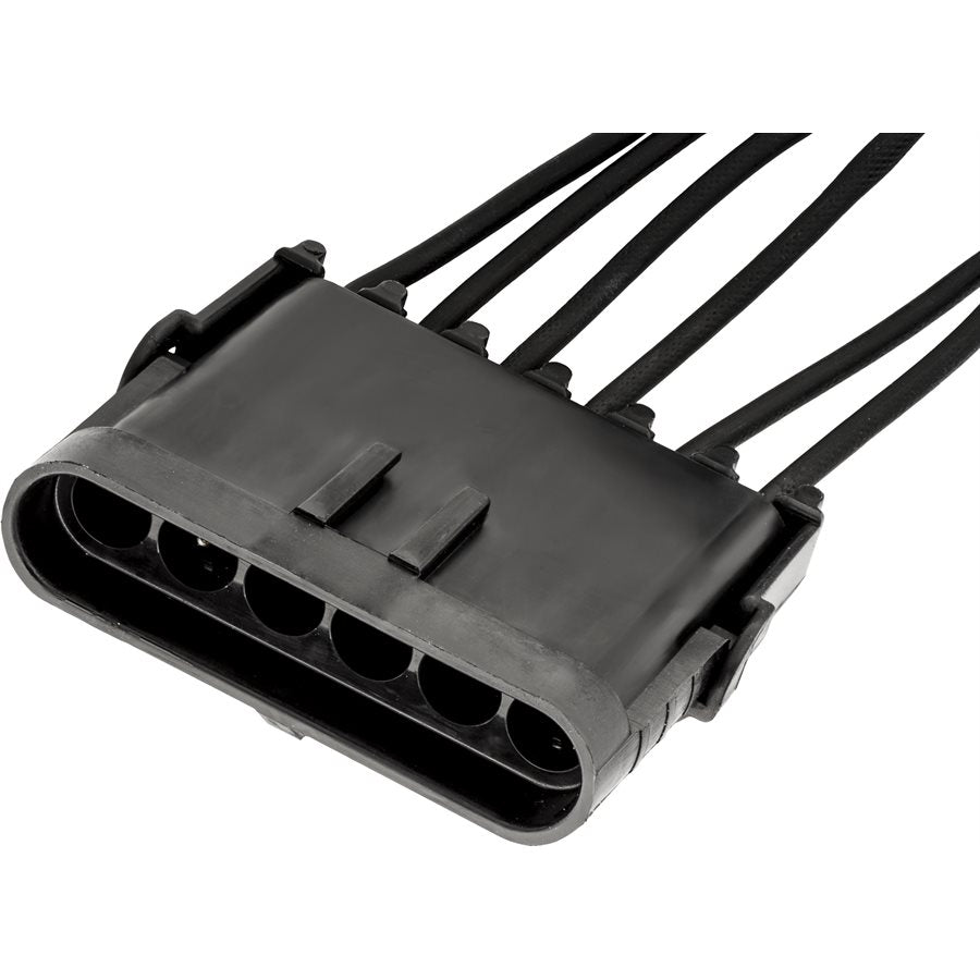 Auveco 23126 Weather Pack In-Line 6-Way Shroud Harness Connector Qty 1 