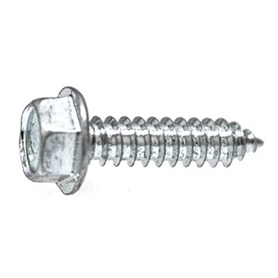 Auveco # 2370 #14 X 5/8" Indented Hex Head Tapping Screw Zinc. Qty 100.