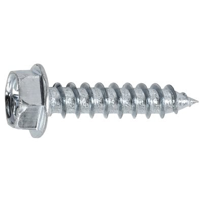 Auveco 23619 Phillips Hex/Slotted Washer Head Tapping Screw 8 X 3/4 - Zinc Qty 100 