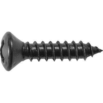 Auveco 23628 Phillips Oval Head Tapping Screw 6 X 5/8 - Black Qty 100 