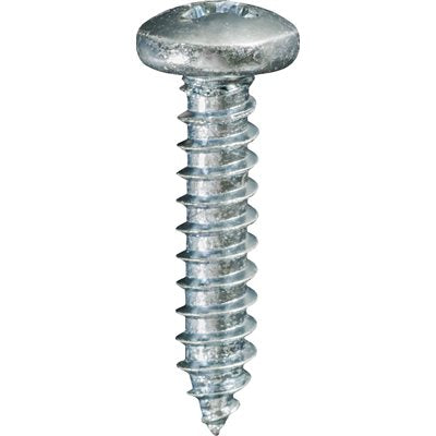 Auveco # 2365 8 X 3/4" Phillips Pan Head Tapping Screw Zinc. Qty 100.