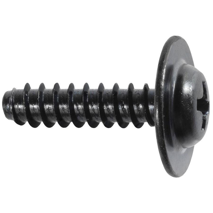 Auveco 23719 Phillips Flat Top Washer Head Tapping Screw B Point 8 X 5/8 - Black Qty 100 
