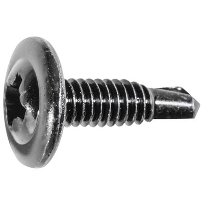 Auveco 23833 Phillips Serrated Washer Head Tapping Screw W/Tek Point M4 2-0 79 X 15mm Qty 100 
