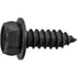 Auveco 23864 Phillips Hex/Slotted Washer Head Tapping Screw 14 X 3/4 - Black Qty 50 