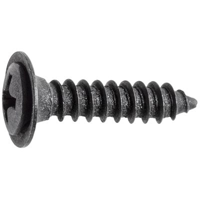 Auveco 23893 Phillips Washer Head Tapping Screw W/Tek Point 8 X 1/2 - Black Qty 100 