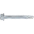 Auveco 24112 Hex Washer Head Tapping Screw W/Tek Point 14 X 2 - Zinc Qty 25 