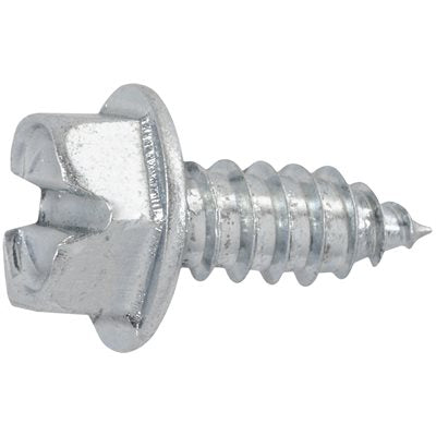 Auveco 24140 Slotted Hex Washer Head Tapping Screw 14 X 5/8 - Zinc Qty 100 