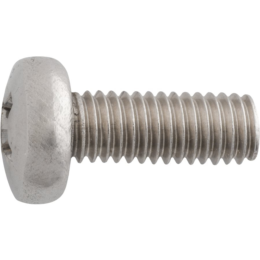 Auveco 24471 6 X 16mm Phillips Pan Head Machine Screw-Stainless Steel Qty 25 