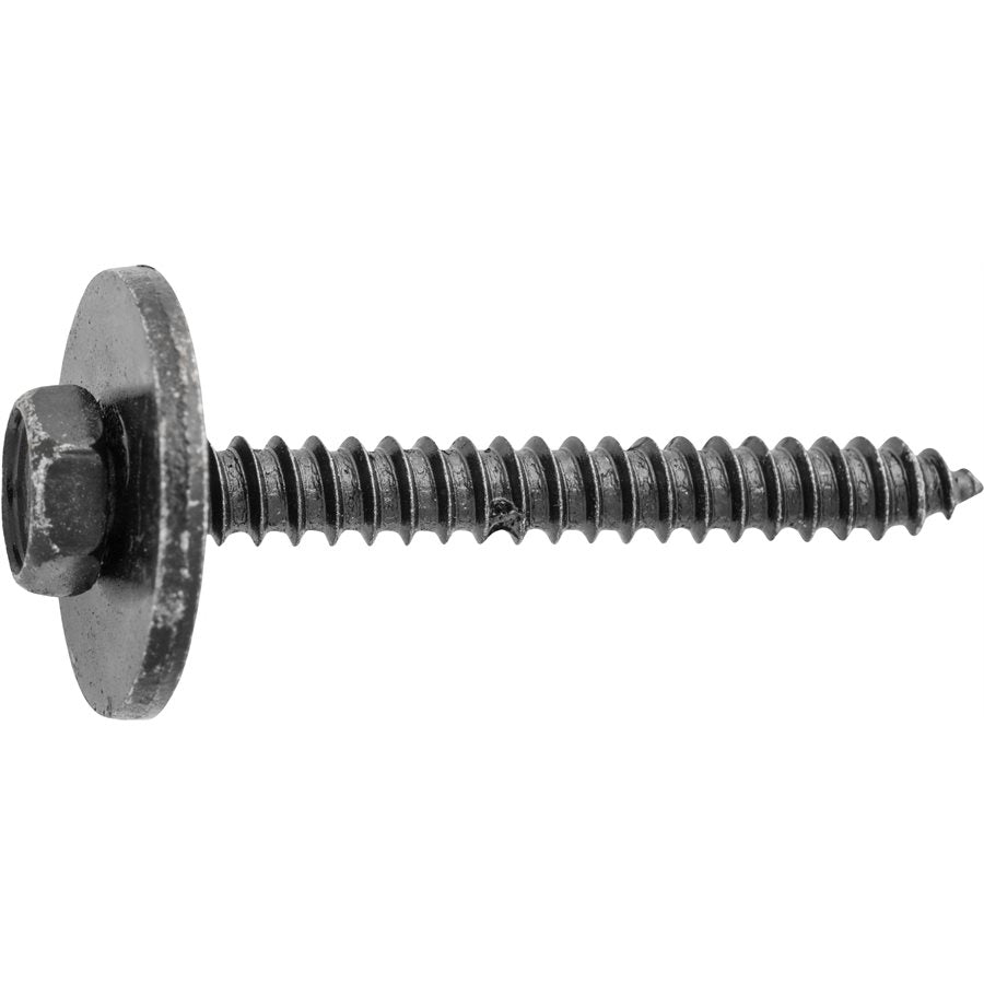 Auveco 24495 M4 2 X 35mm Indented Hex Head Tapping Screw W/Loose Washer Qty 50 