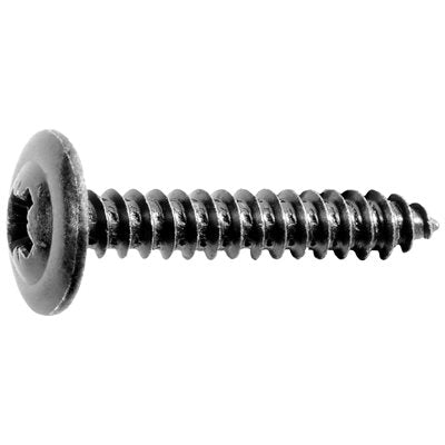 Auveco 24499 M4 2 X 25mm Phillips Flat Washer Head Tapping Screw Qty 100 