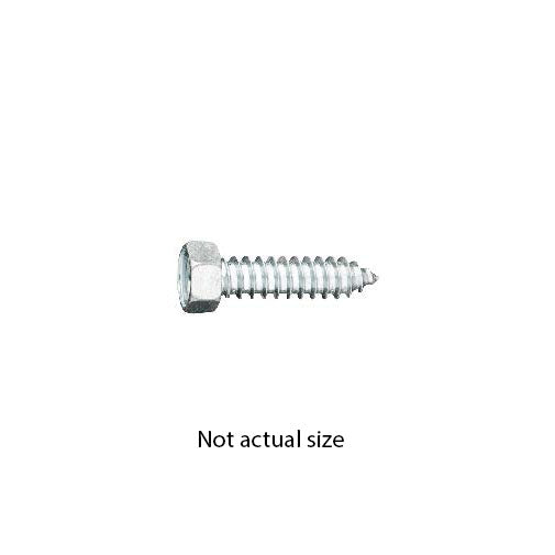 Auveco 2485 8 X 3/4 Indented Hex Head Tapping Screw 1/4 Hex Zinc Qty 100 